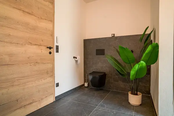 Schlafzimmer mit Ensuite-Bad