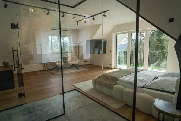 Ensuite-Schlafzimmer mit Panorama